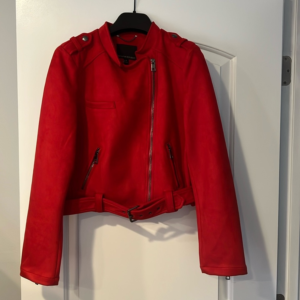 Banana Republic faux suede jacket - Picture 1 of 8